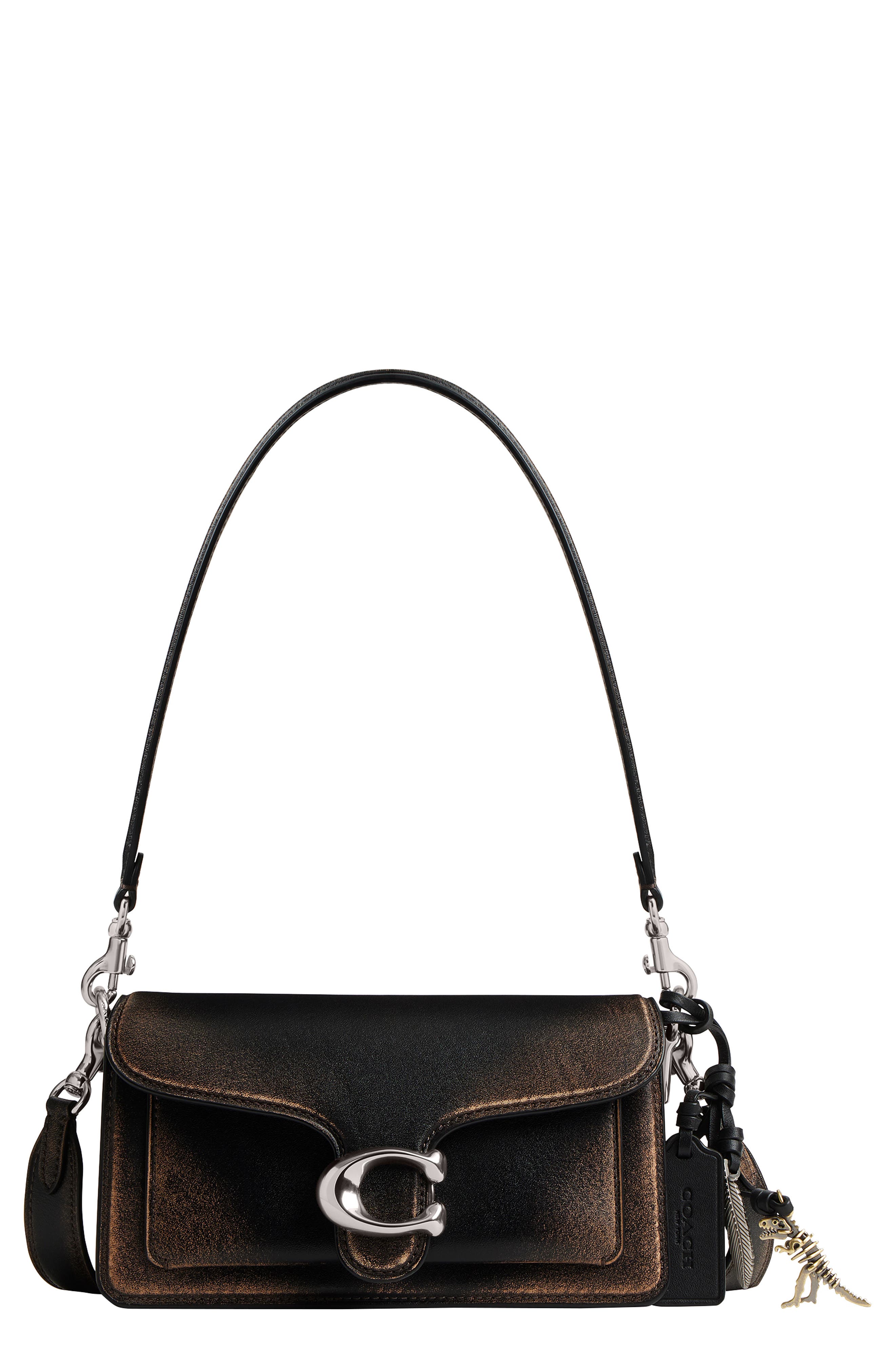 COACH Tabby Loved Leather Shoulder Bag, Main, color, 