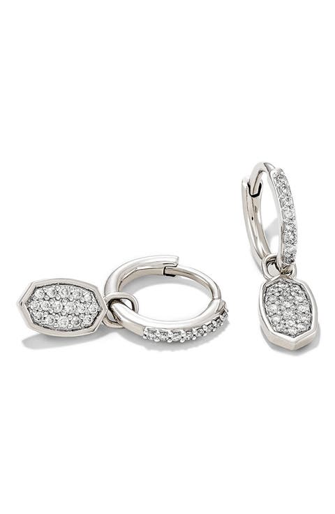 Marisa Diamond Huggie Hoop Earrings - 0.213ct.