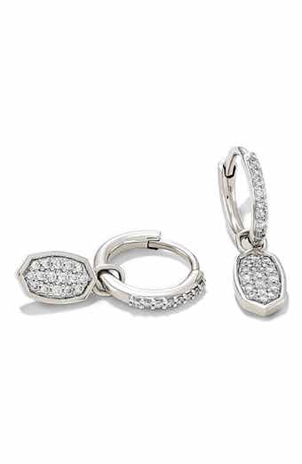 Kendra Scott Marisa Diamond Huggie Hoop Earrings - 0.213ct.