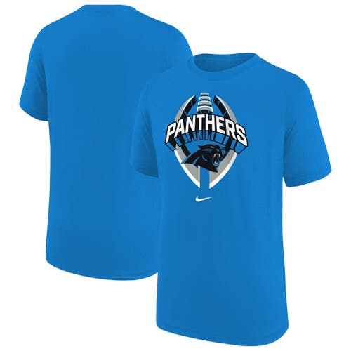 Nike Carolina Panthers Legend Icon Big Kidsâ  Dri-fit Nfl T-shirt In Blue
