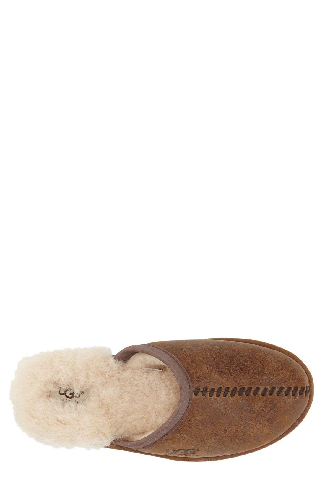 UGG<sup>®</sup> Scuff - Deco Genuine Shearling Slipper, Alternate, color, 