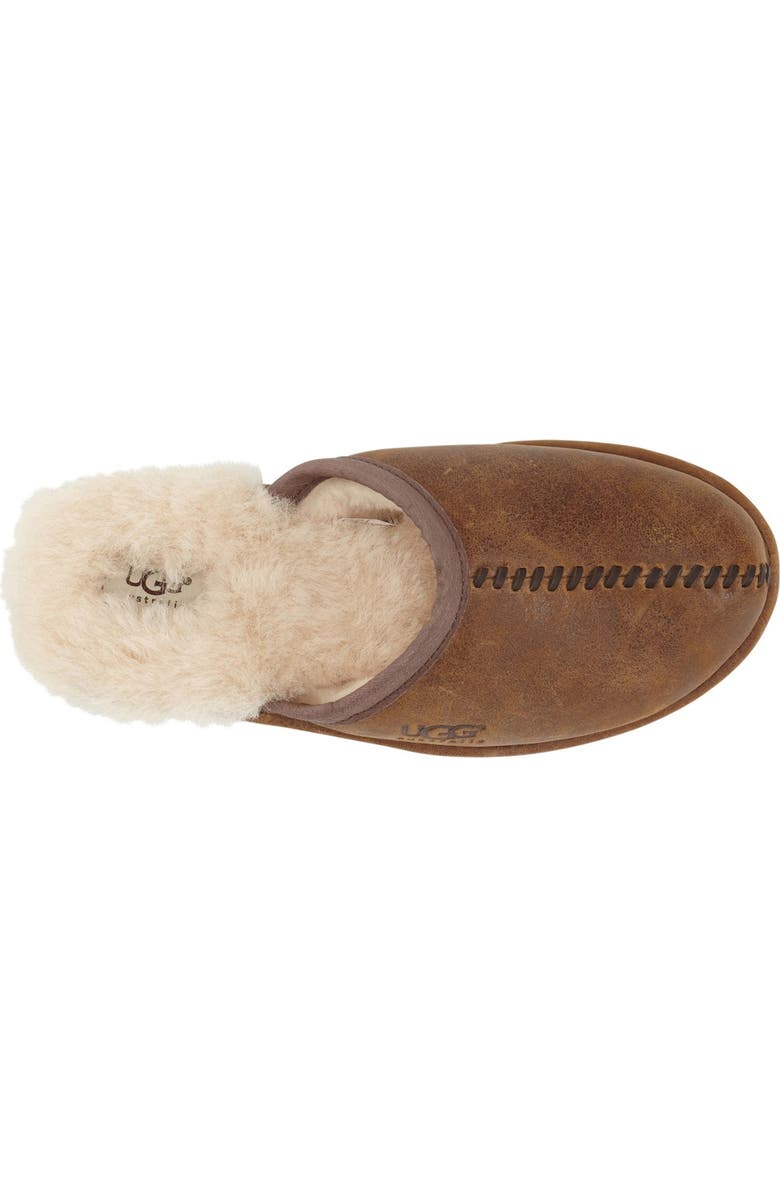 UGG<sup>®</sup> Scuff - Deco Genuine Shearling Slipper, Alternate, color,