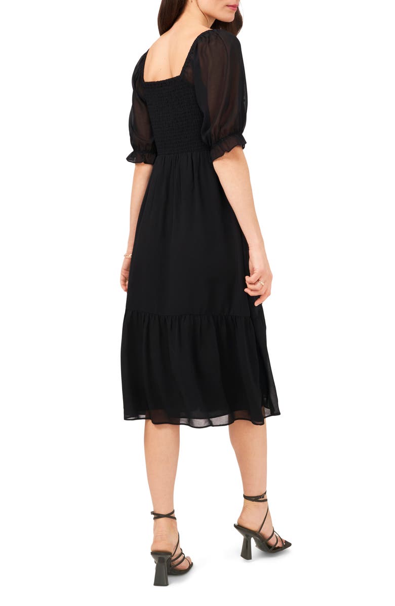 1.STATE Puff Sleeve Smocked Dress, Alternate, color,