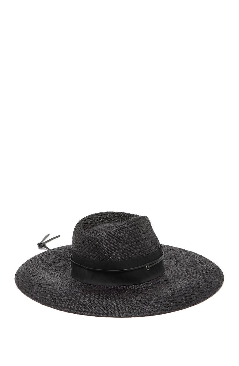 August Hat Grosgrain Ribbon Straw Hat, Alternate, color, 