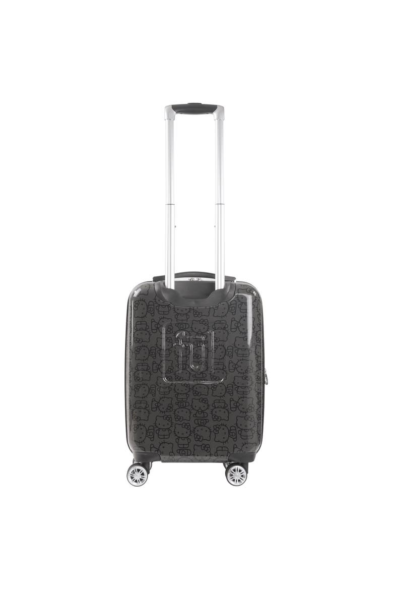 Hello Kitty Pose All Over Print 21" Hard-Sided Luggage, Alternate, color, Black