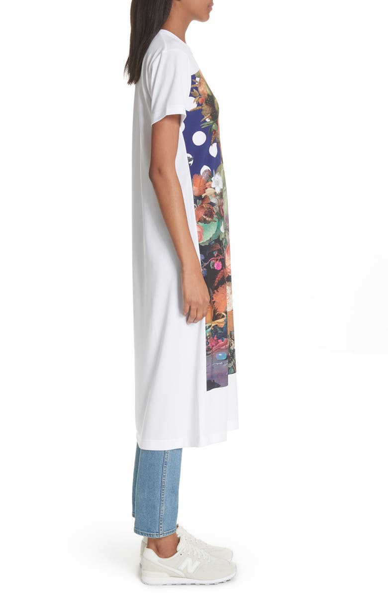 Comme des Garçons Vertumnus Print T-Shirt Dress, Alternate, color, 