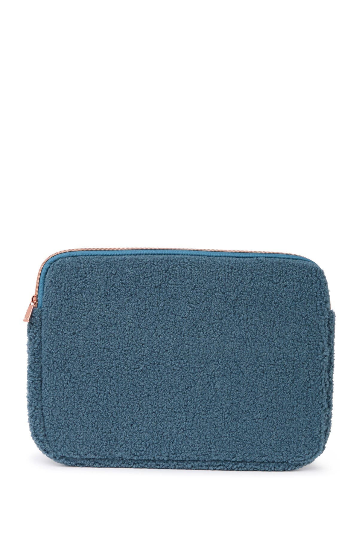 MYTAGALONGS Harlow Faux Shearling Laptop Sleeve, Main, color, 