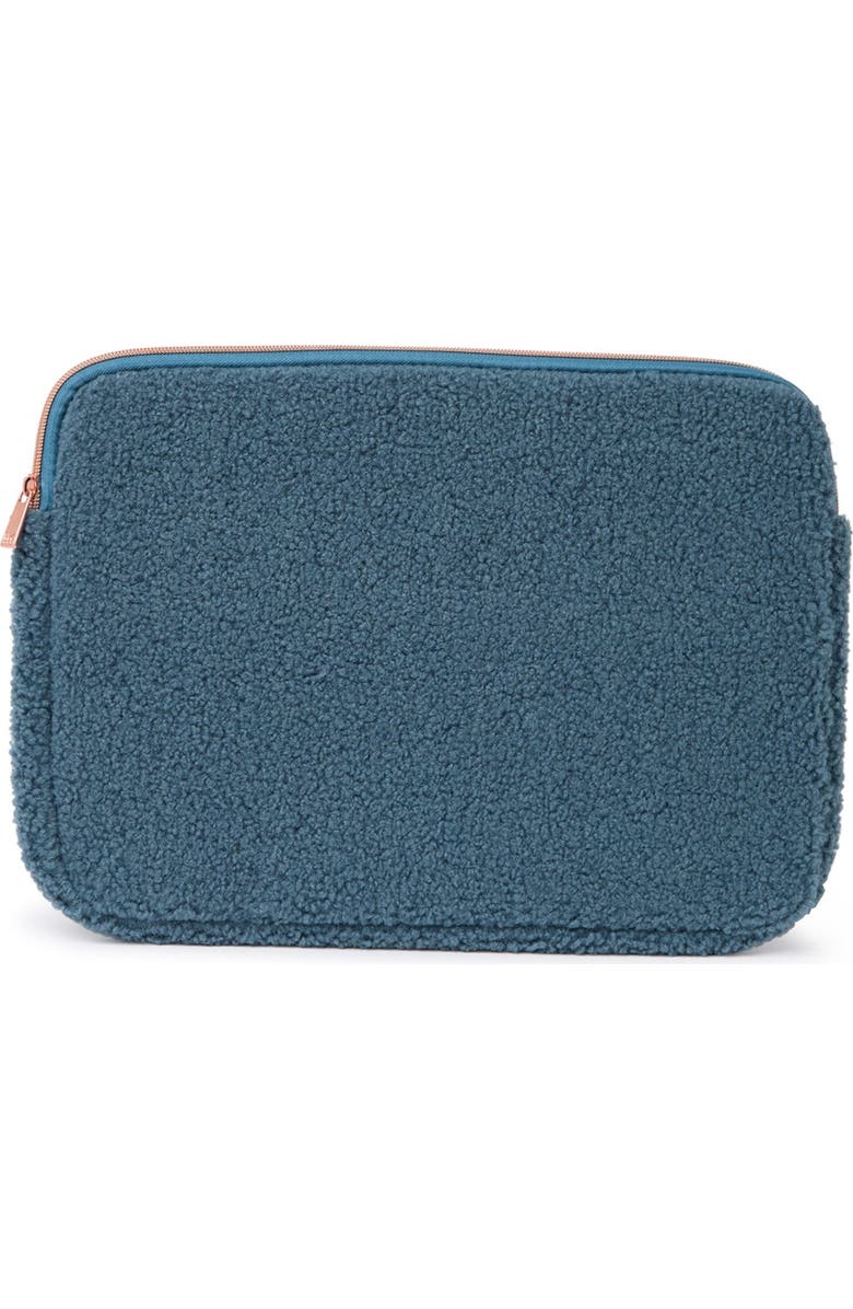 MYTAGALONGS Harlow Faux Shearling Laptop Sleeve, Main, color,