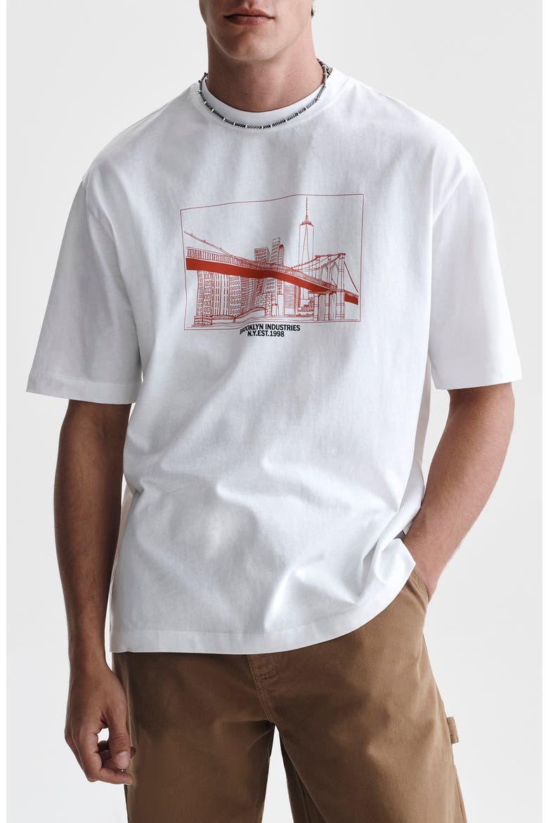 Graphic T-Shirt, Main, color, WHITE