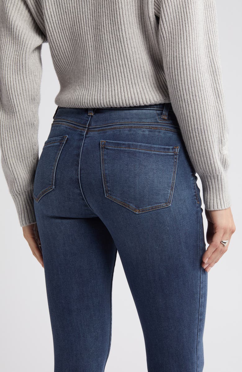 Wit & Wisdom Luxe Touch High Waist Skinny Ankle Jeans, Alternate, color, Blue