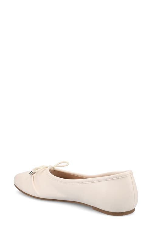 JOURNEE COLLECTION JOURNEE COLLECTION CALLEE KEYHOLE SQUARE TOE FLAT 