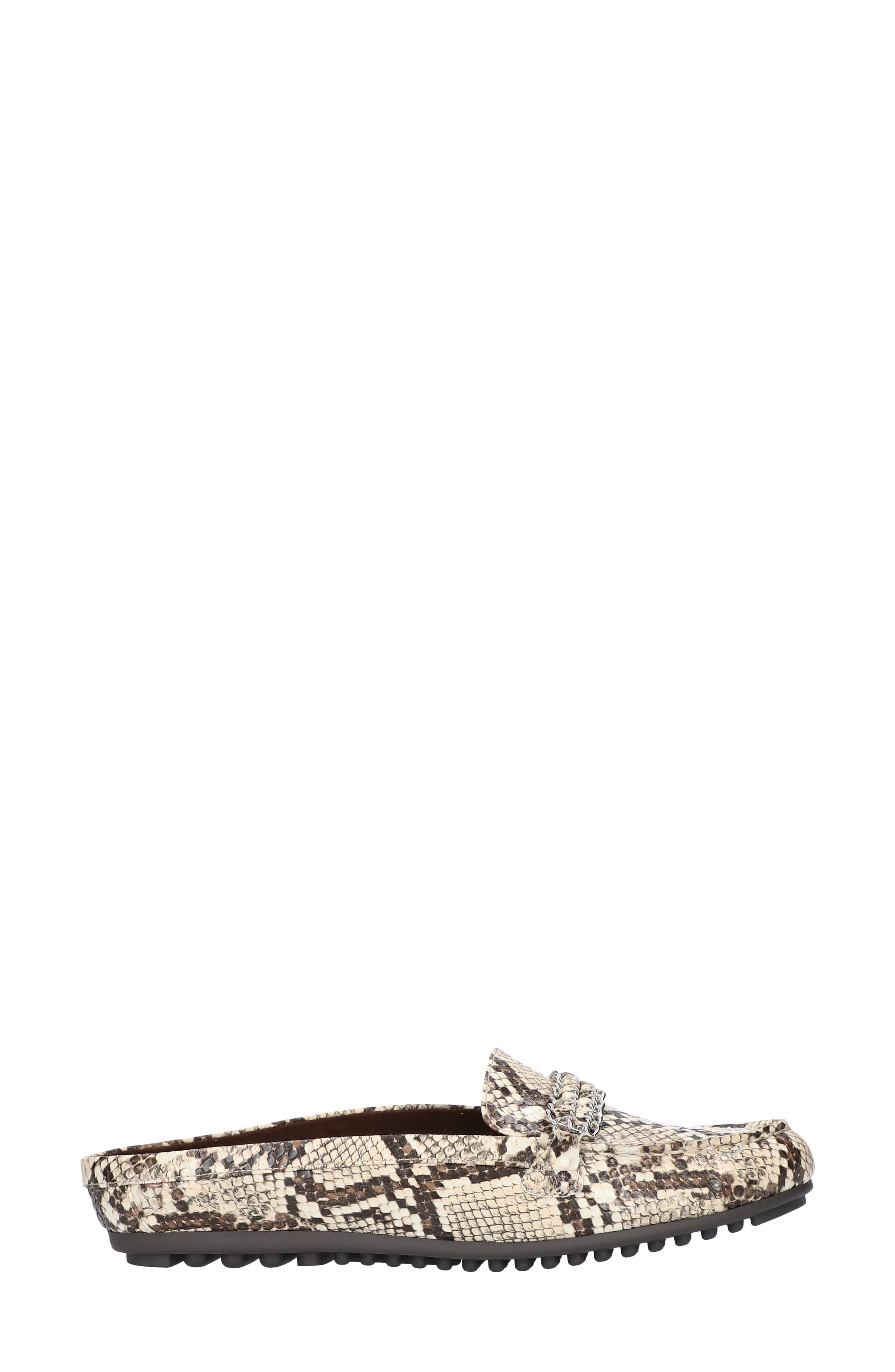 Lucinda Mule, Alternate, color, TAUPE SNAKE PRINT FAUX LEATHER