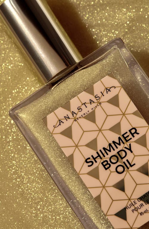 Anastasia Beverly Hills Shimmer Body Oil In Transparent