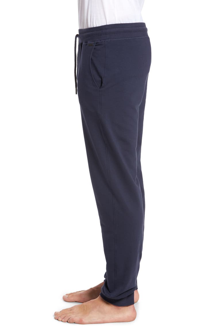 Living Cotton Drawstring Lounge Pants, Alternate, color, BLACK IRIS