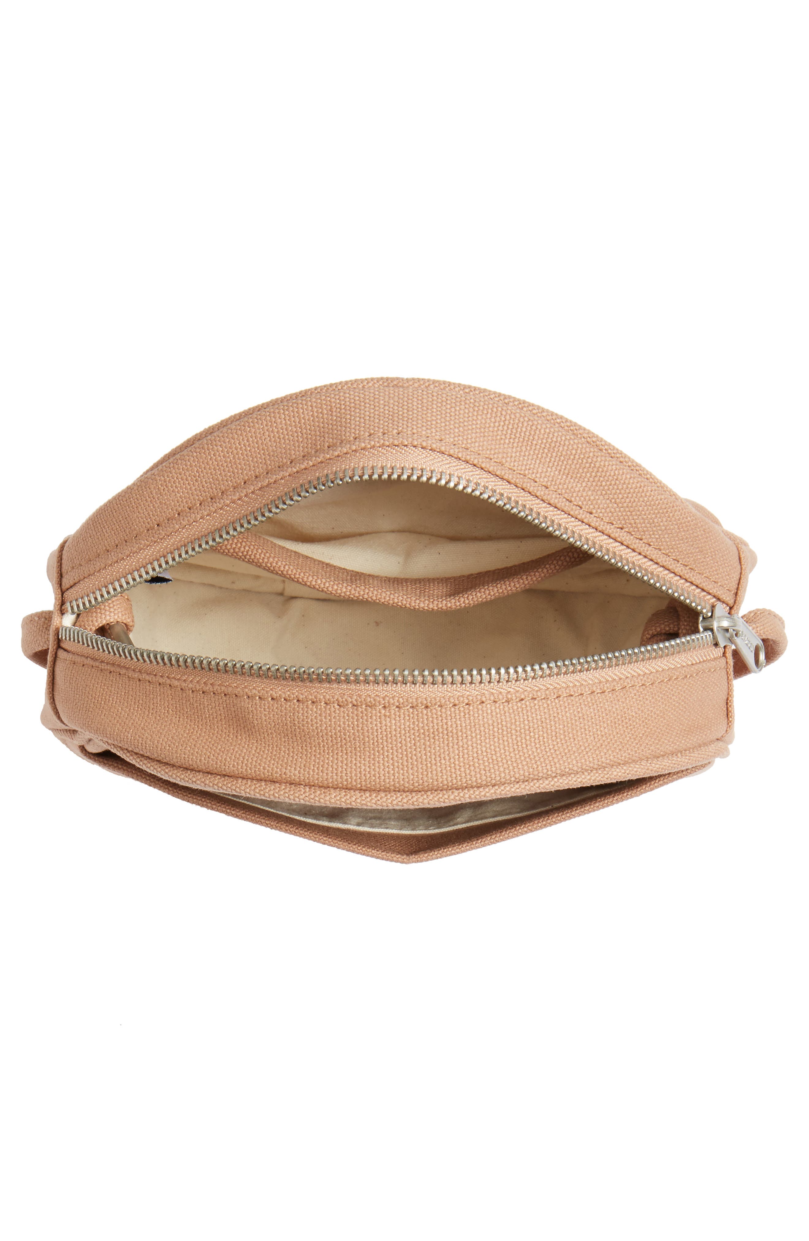 Small Canvas Shoulder Bag, Alternate, color, FAWN
