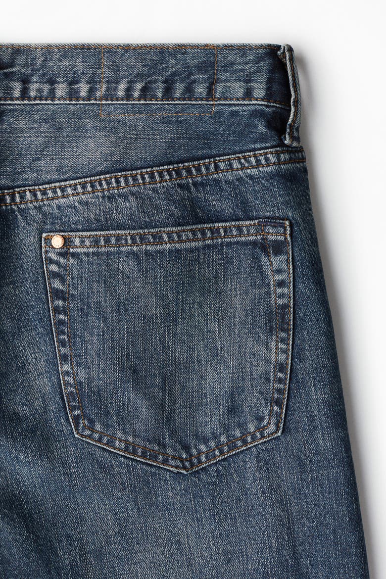 Loose Straight Jeans, Alternate, color, Denim blue