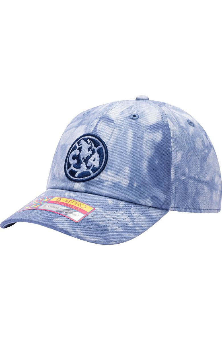 FAN INK Men's Blue Club America Bloom Adjustable Hat, Main, color, 