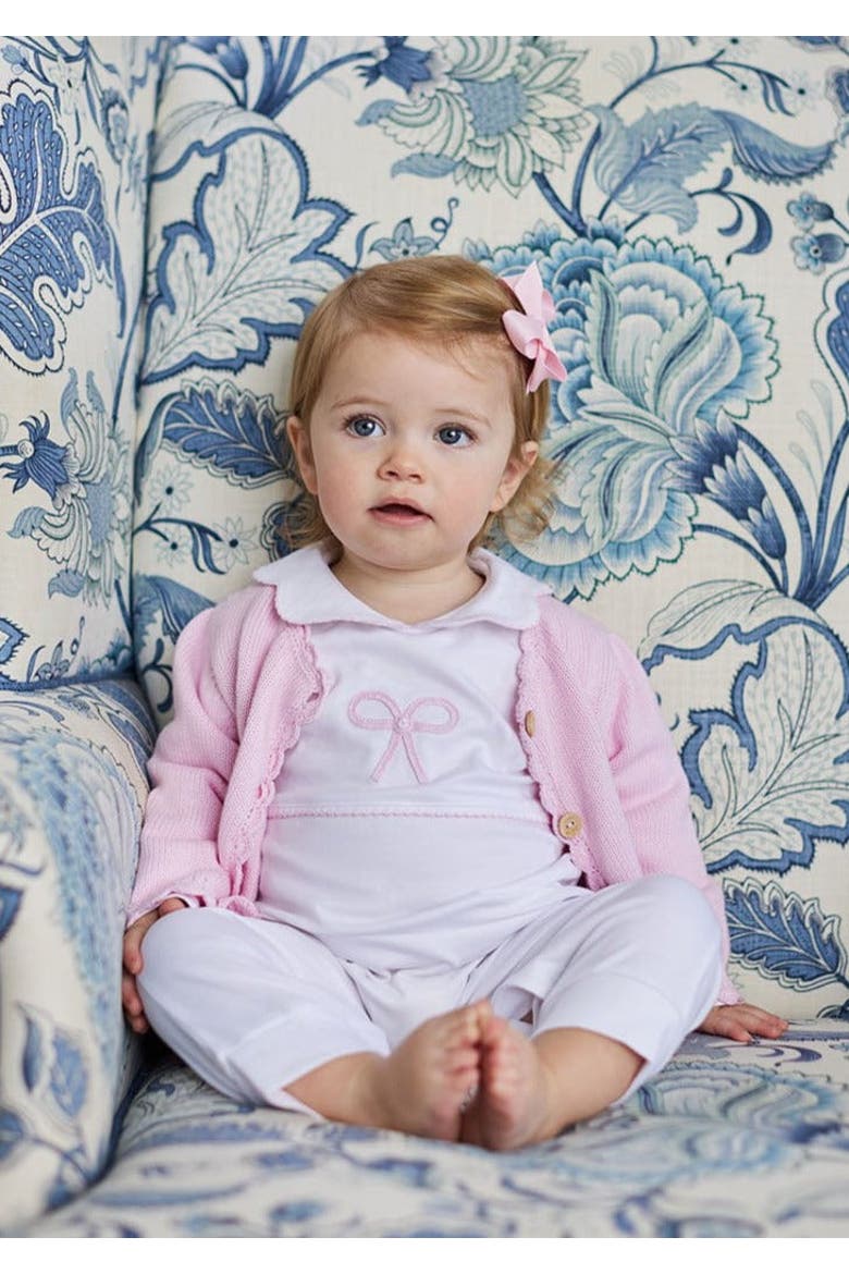Crochet Cardigan, Alternate, color, Pink Bow