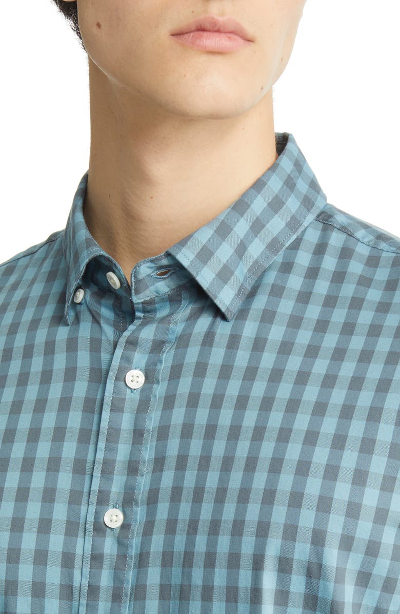 Faherty Movement Gingham Check Button-Up Shirt, Alternate, color,