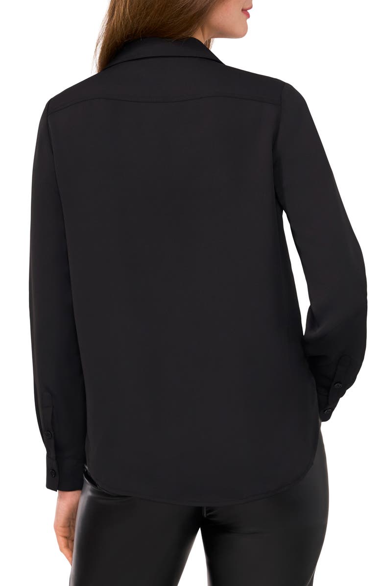 Halogen<sup>®</sup> Flap Pocket Button-Up Shirt, Alternate, color,