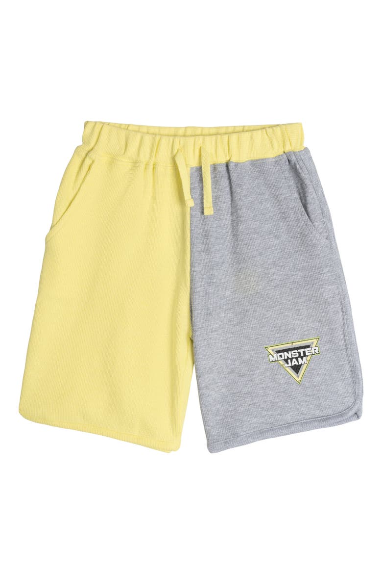 Grave Digger Boys' 2-Piece T-Shirt and Shorts Set, Alternate, color, Grave Digger Yellow