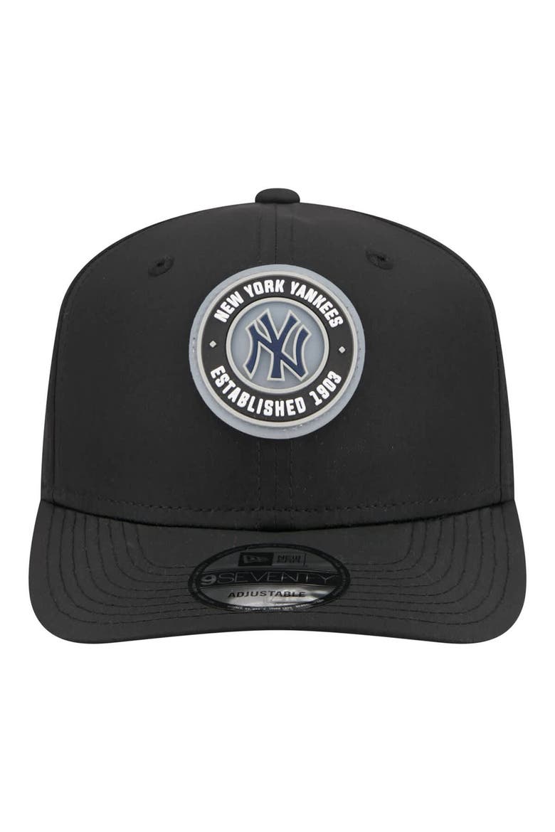 Men's New Era  Black New York Yankees Circle 9SEVENTY Adjustable Hat, Alternate, color, Black