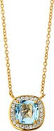 SYNA Cushion Diamond Necklace