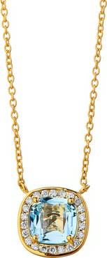 SYNA Cushion Diamond Necklace