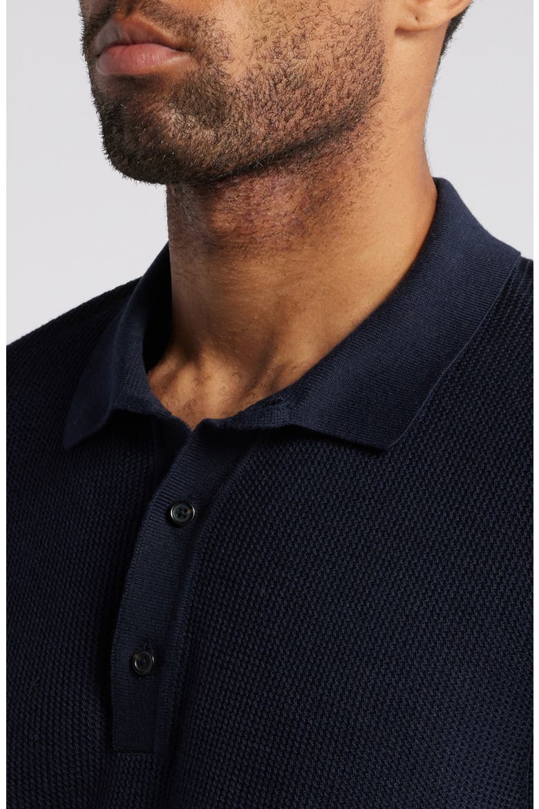 Daremo Cotton Blend Polo Sweater, Alternate, color, DARK BLUE