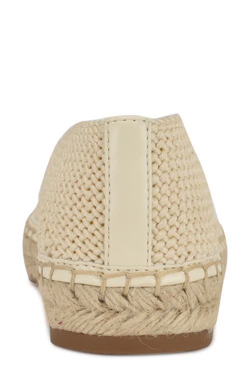 Nine West Rorie Woven Espadrille In Ivory