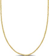 Julianna B. Singapore Chain Necklace 14k Yellow Gold