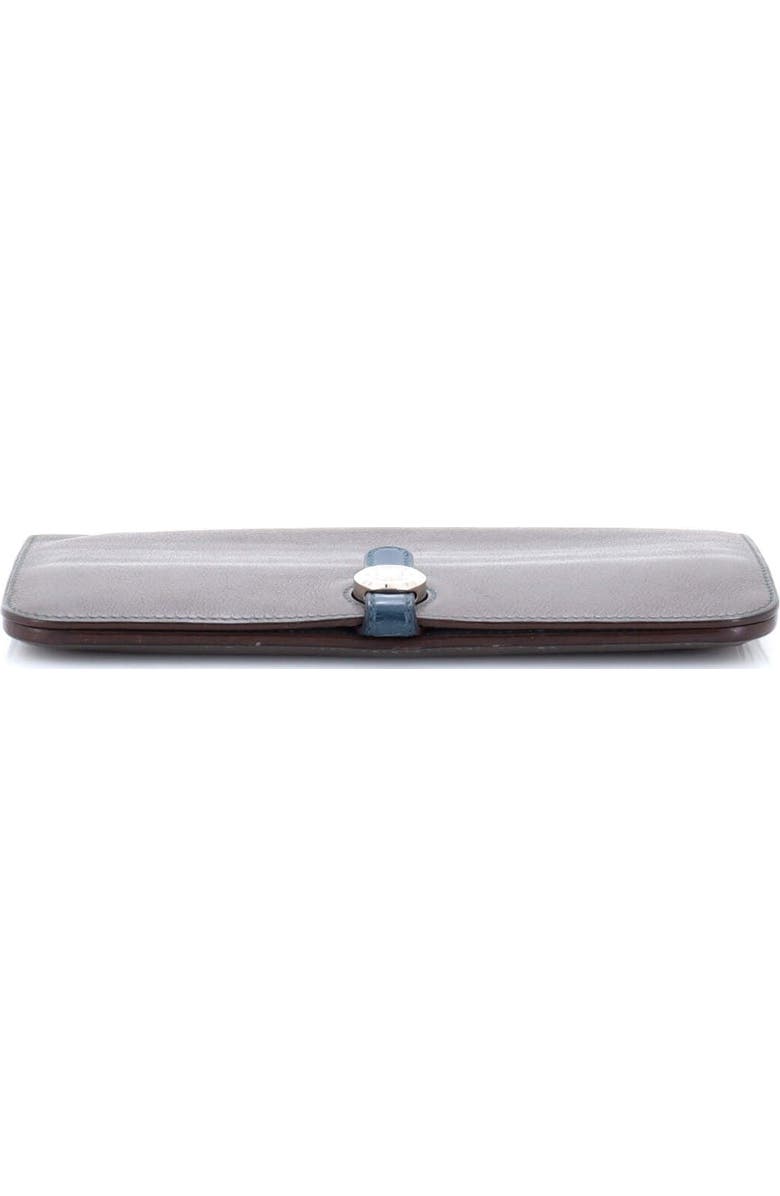 81034712 Dogon Recto Verso Wallet Leather, Alternate, color, Etain