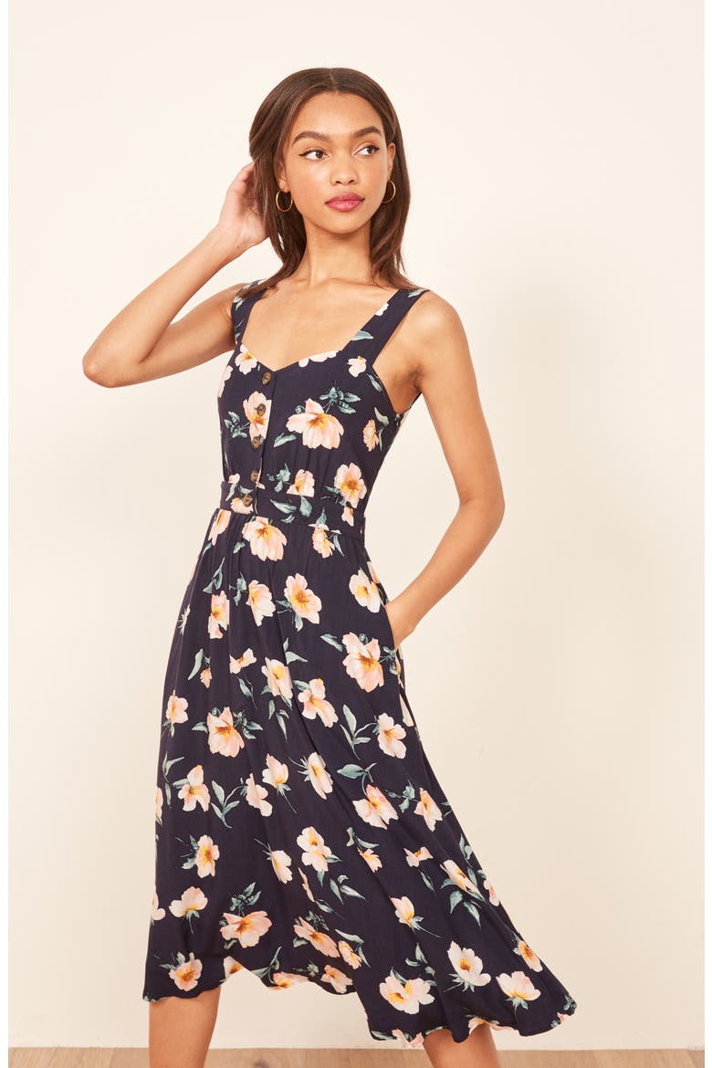 Lanai Midi Dress, Alternate, color, ISLE