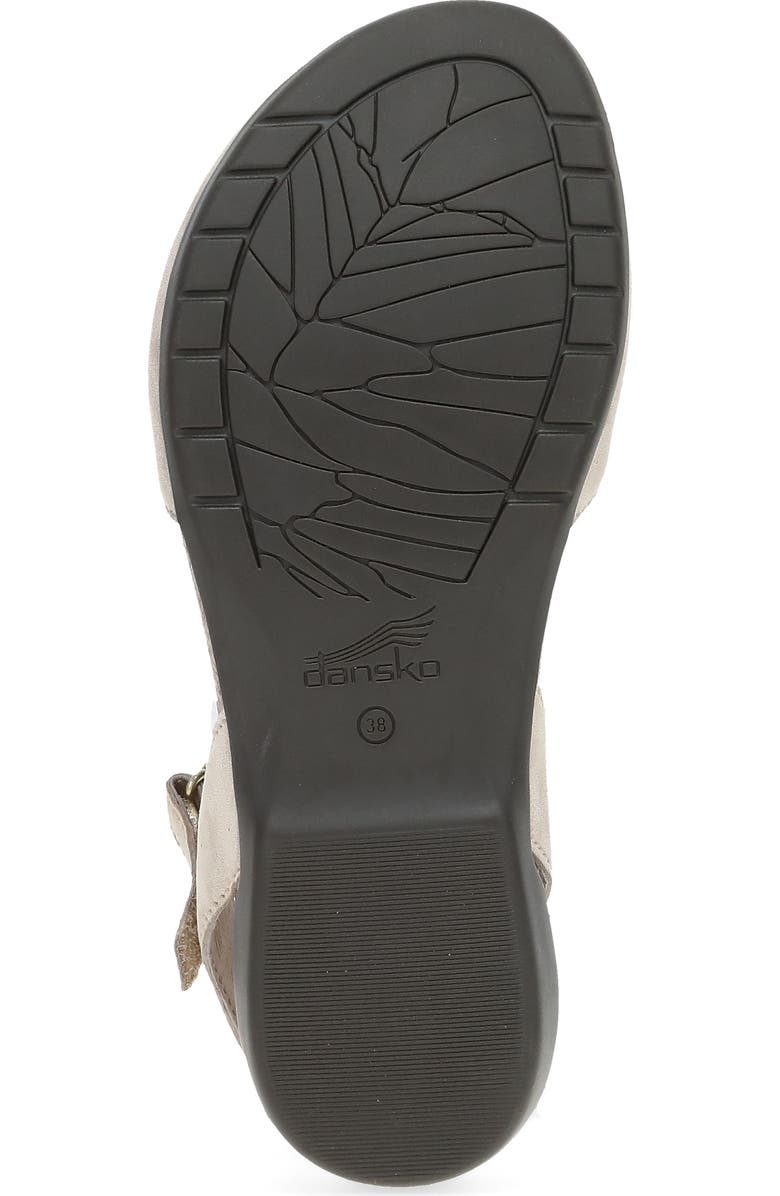 Dansko Rowan Flat, Alternate, color, Beige Sparkle