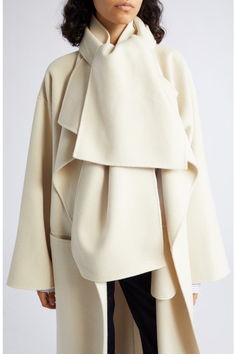 Wool & Cashmere Scarf (Nordstrom Exclusive), Main, color, MACADAMIA