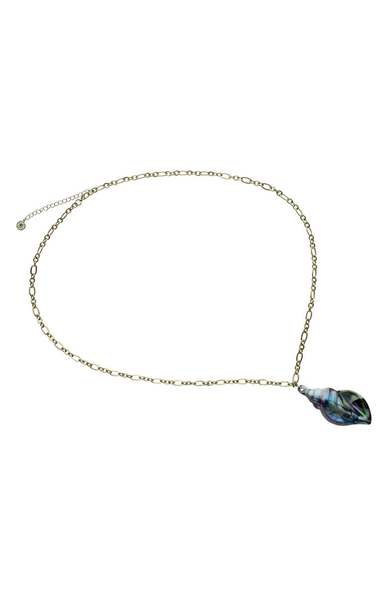 OLIVIA WELLES Sally Sells Pendant Necklace, Alternate, color, Gold / Multi