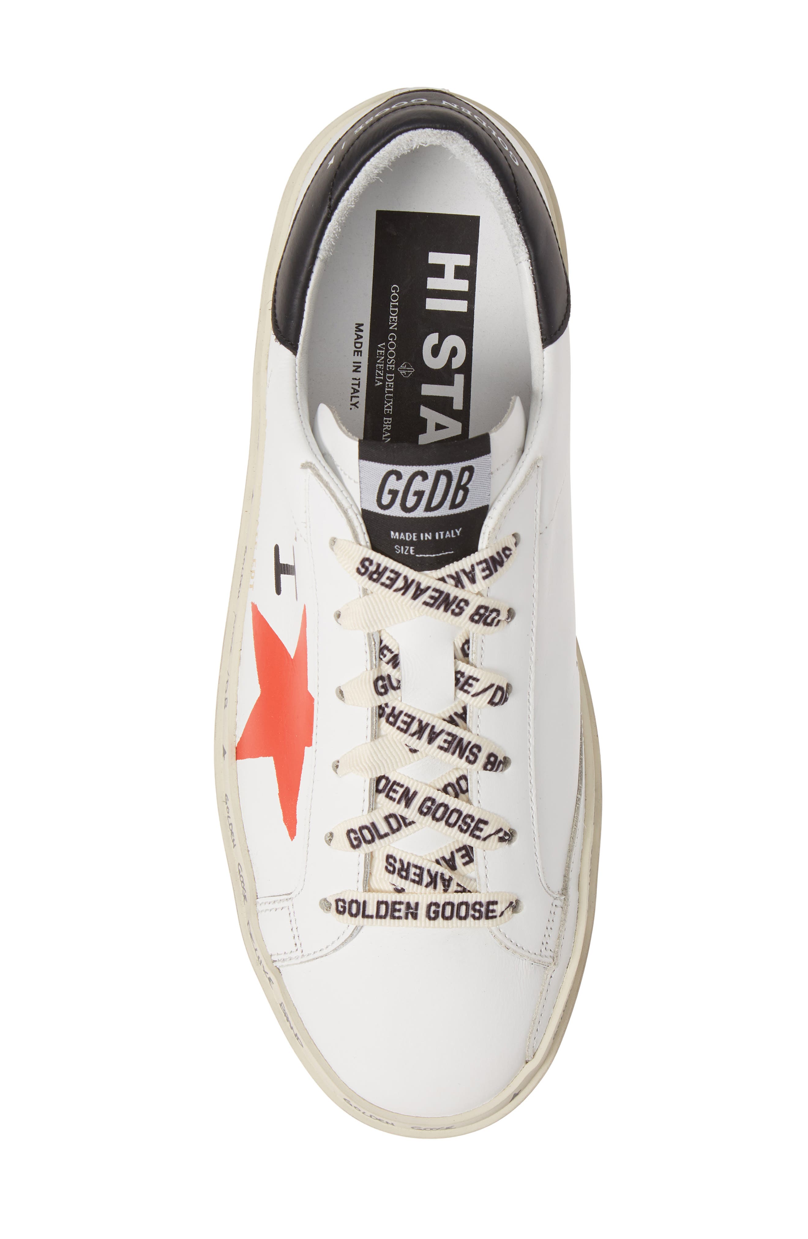 Golden Goose Hi Star NYC Graphic Platform Sneaker, Alternate, color, 