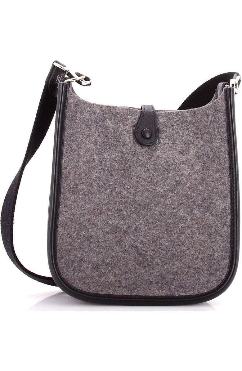 Pre-Owned Hermes Evelyne Bag Gen III Felt TPM, Alternate, color, Gris Moyen