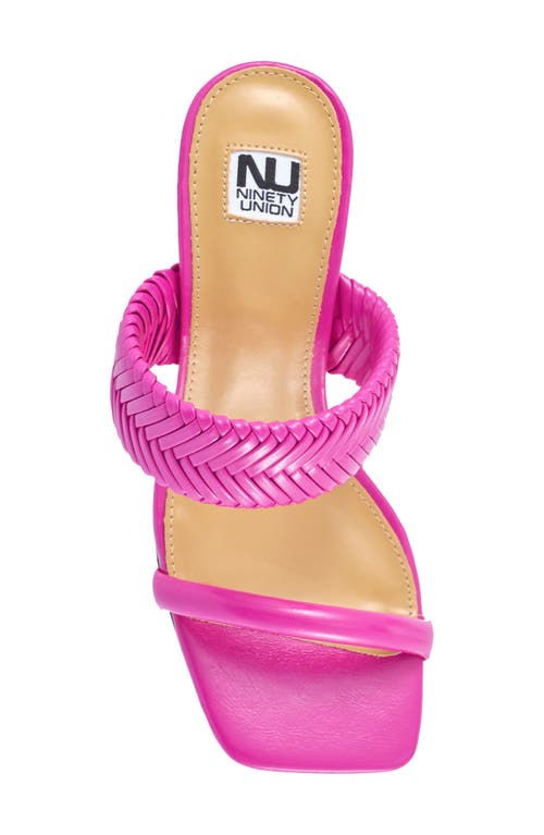 Ninety Union Malibu Slide Sandal In Fuchsia