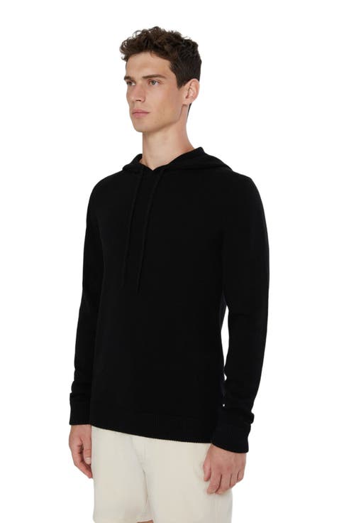 100% Cashmere Hooded Pullover