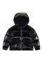 Kids' Shimmer Cargo Pocket Faux Shearling Hooded Puffer Jacket