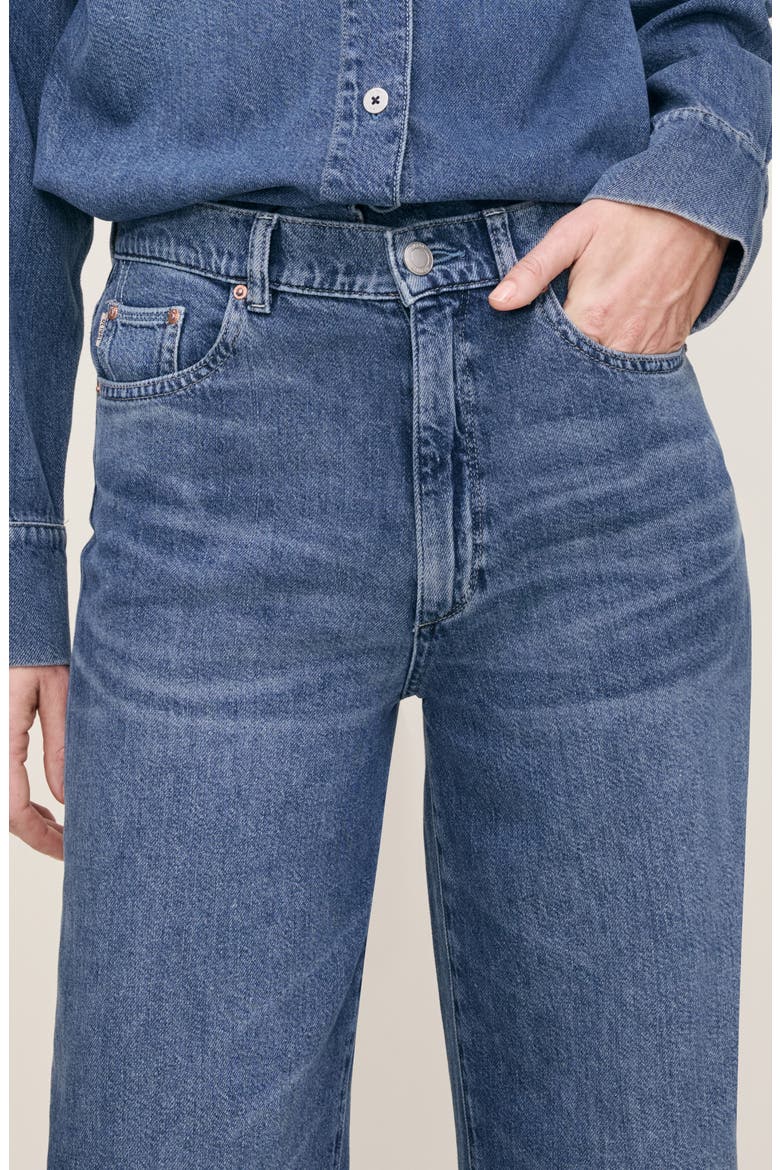 Hepburn Aura High Rise Wide Leg Jeans, Alternate, color, DEL RAY