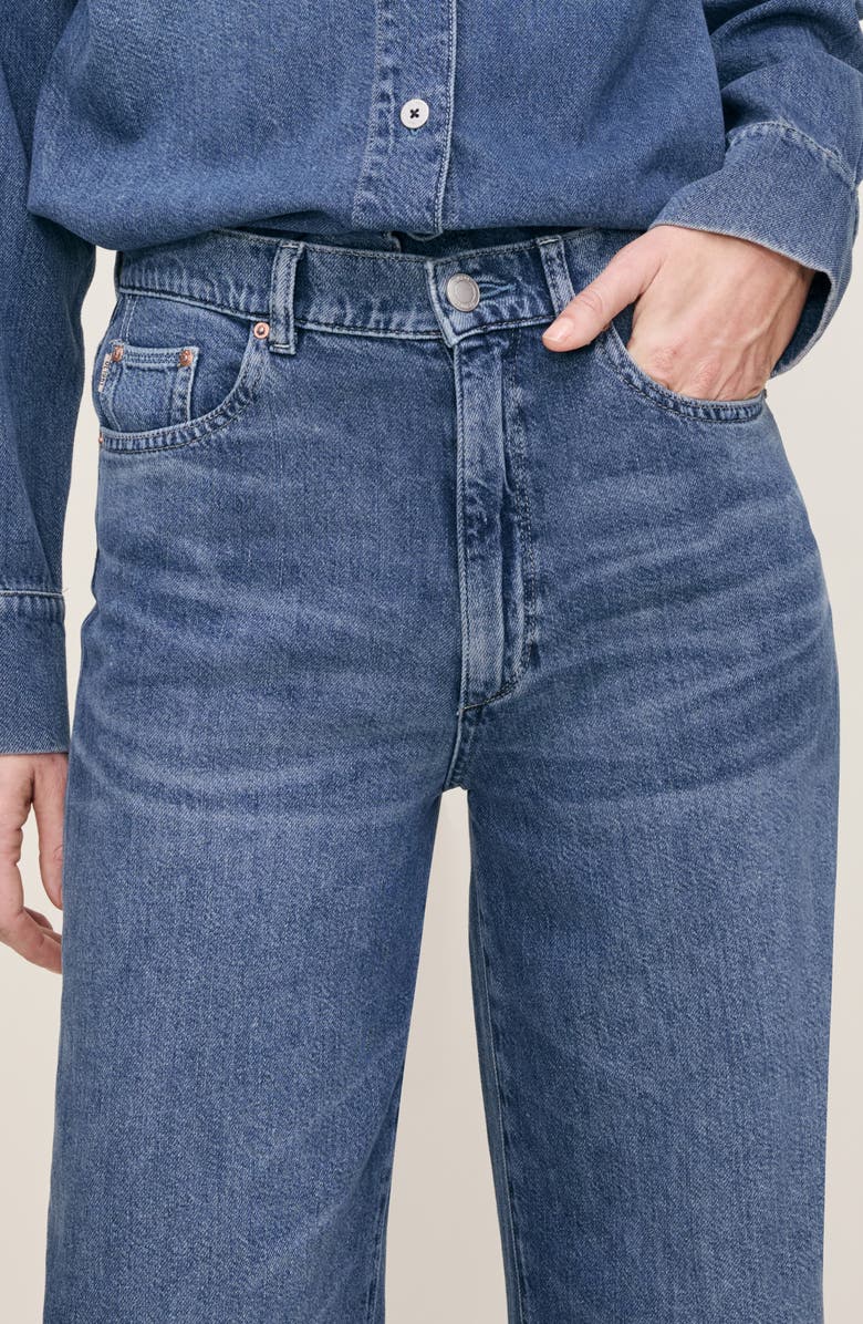 DL1961 Hepburn Aura High Rise Wide Leg Jeans, Alternate, color, Delray