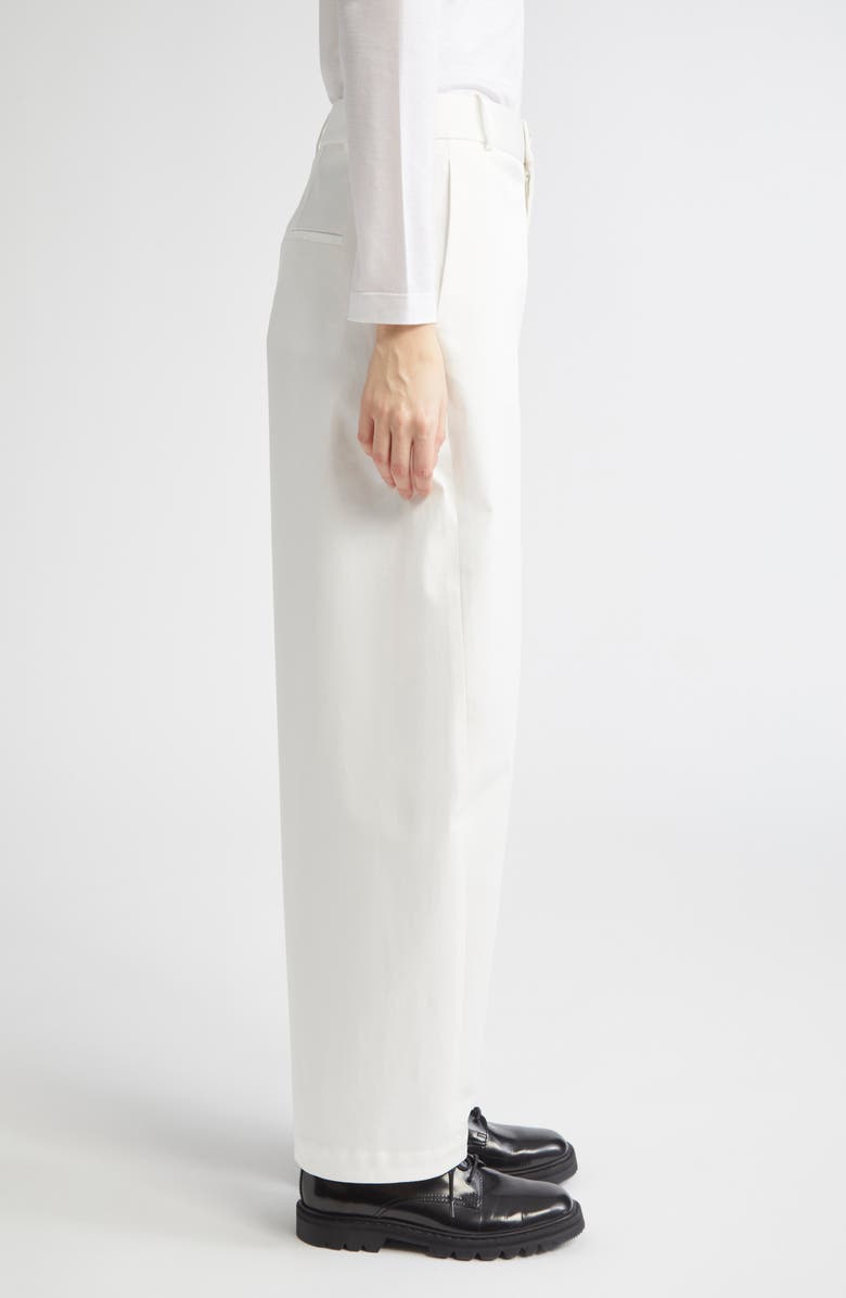 PARTOW Kayden Stretch Cotton Pants, Alternate, color, White