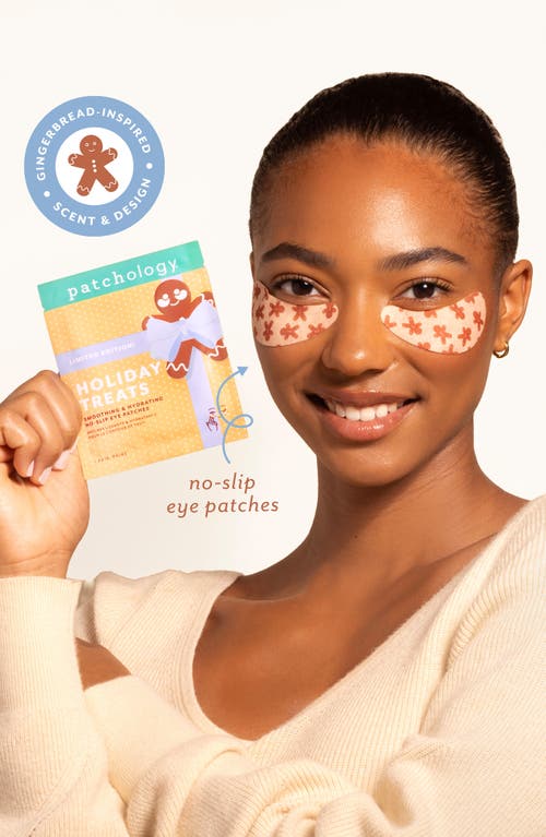Patchology Holiday Treats Smoothing & Hydrating No-slip Eye Patches $20 Value In Transparent