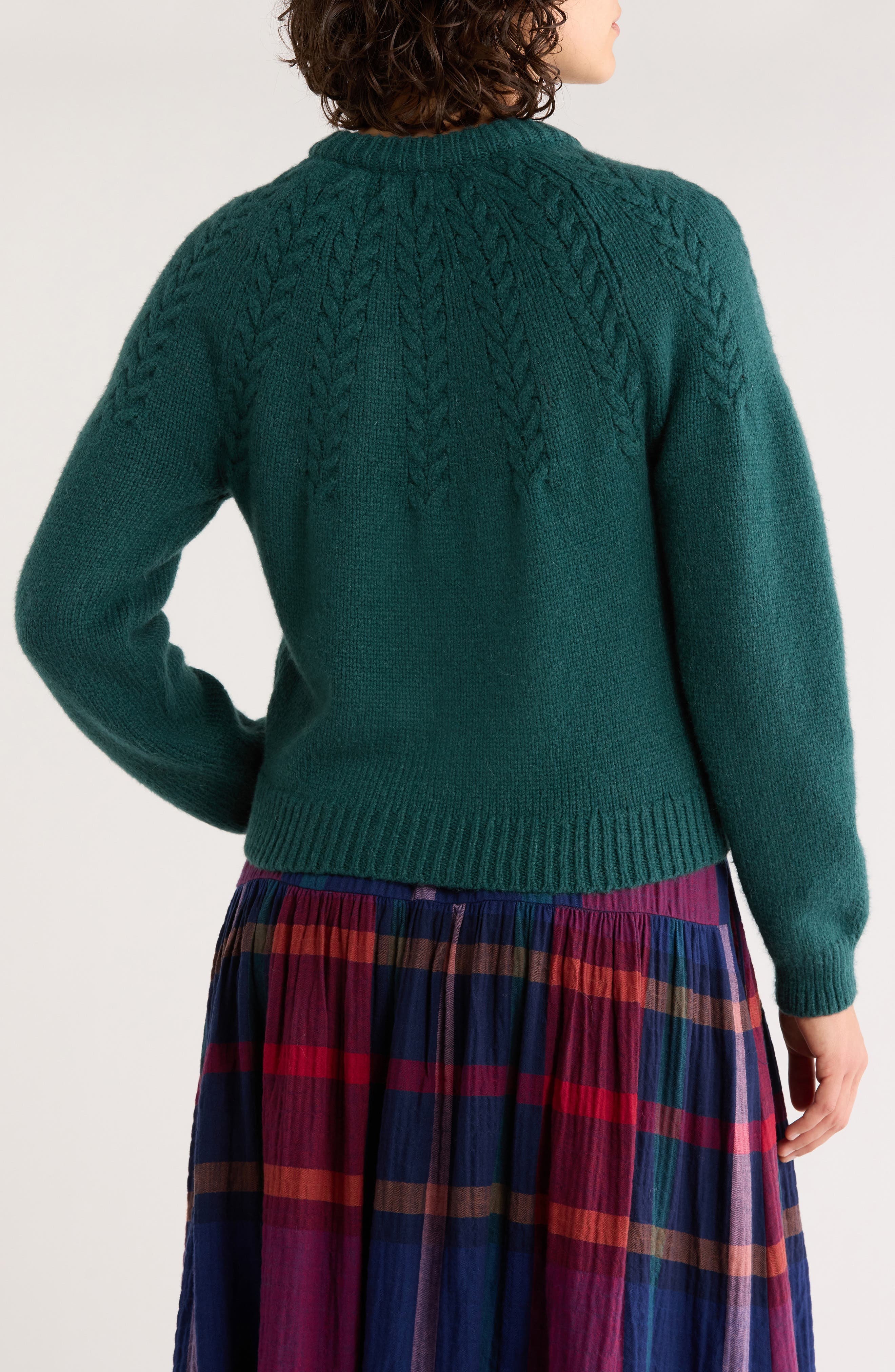 Everly Cable Stitch Cardigan - image 2