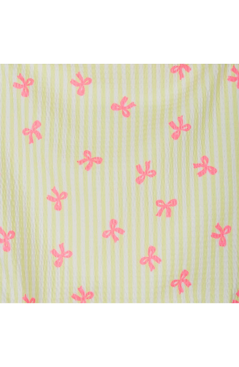 Andy & Evan Seersucker One-Piece Swimsuit, Alternate, color, Yellow