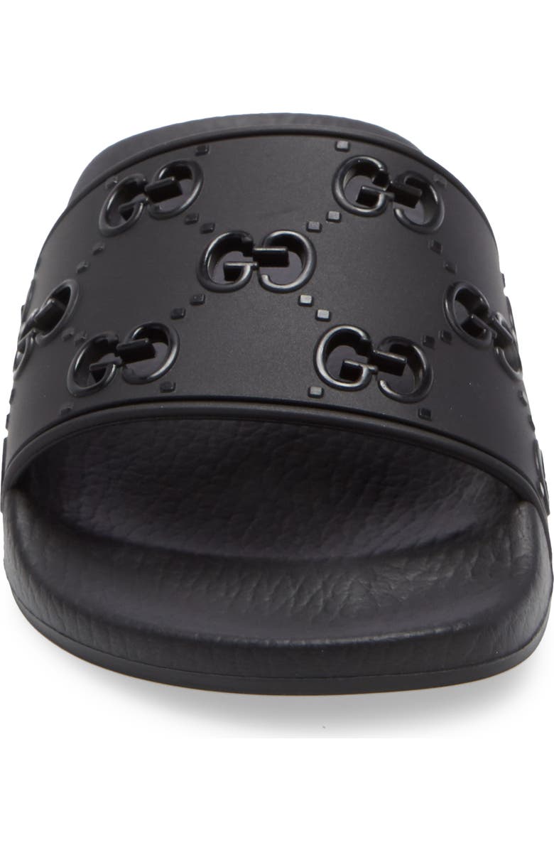 Gucci Pursuit GG Logo Slide Sandal, Alternate, color,