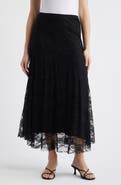 Loveappella Lace Maxi Skirt