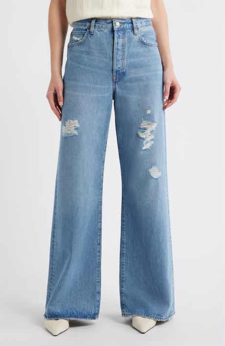 The Loose Ripped Wide Leg Jeans